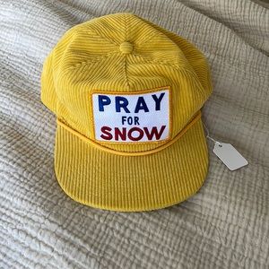 NWT Aviator Nation “Pray for Snow” ⭐️ RARE SOLD OUT ⭐️ corduroy hat